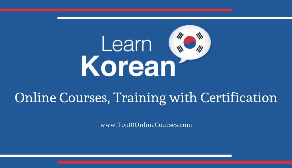 Korean Online Courses, Training with Certification