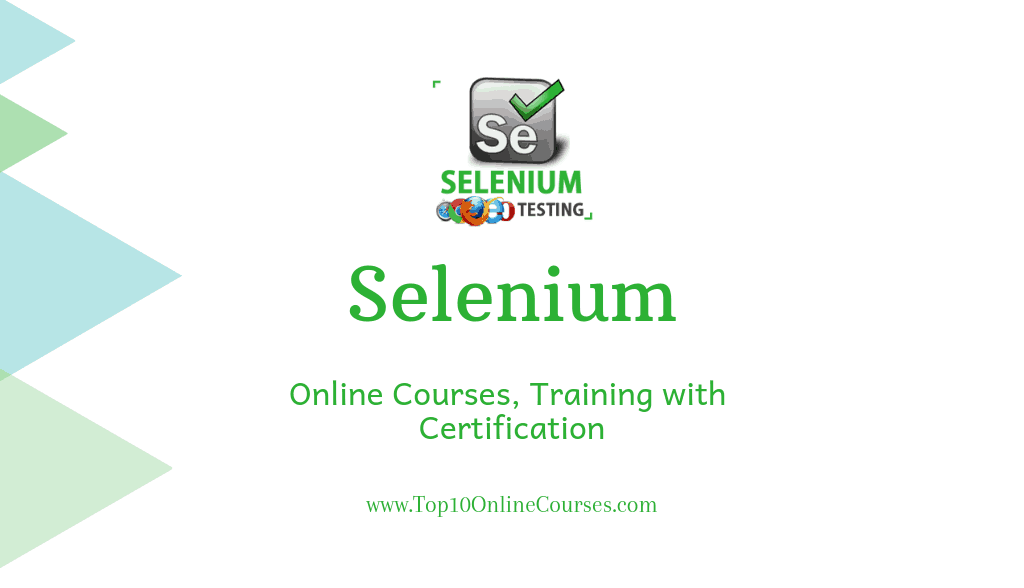 Selenium Online Courses, Training with Certification